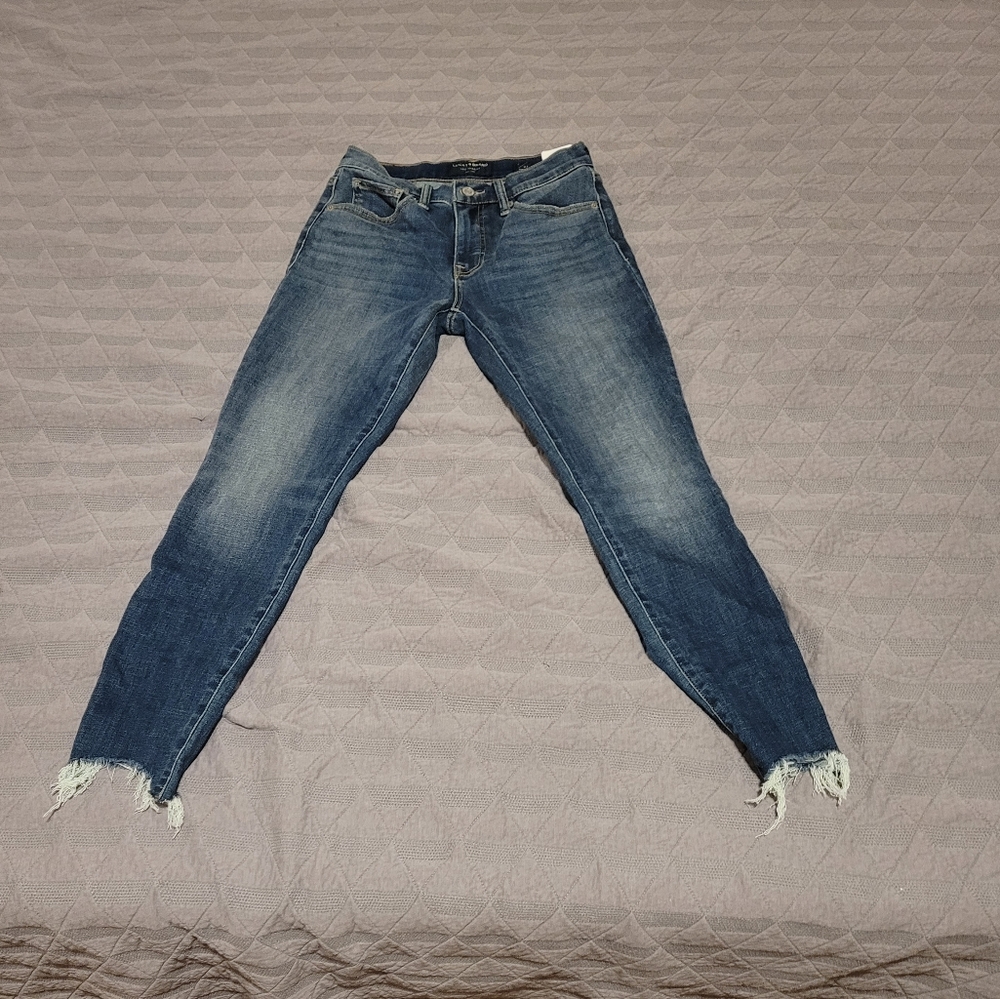 Lucky Brand Ava Mid Rise Skinny Jeans